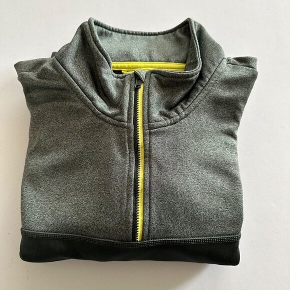 Reebok CrossFit Men's 1/4 Zip Sweatshirt Color Block Gray Long Sleeve Large - Picture 12 of 12